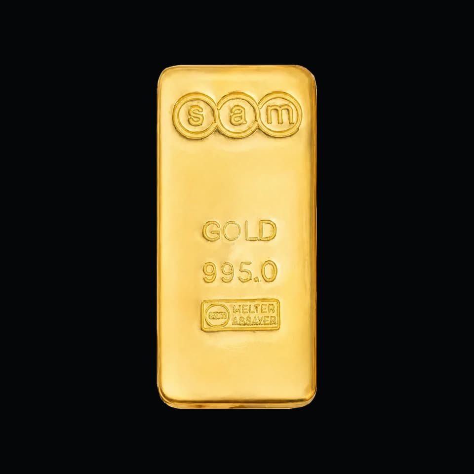 SAM Precious Metals representative bullion bar