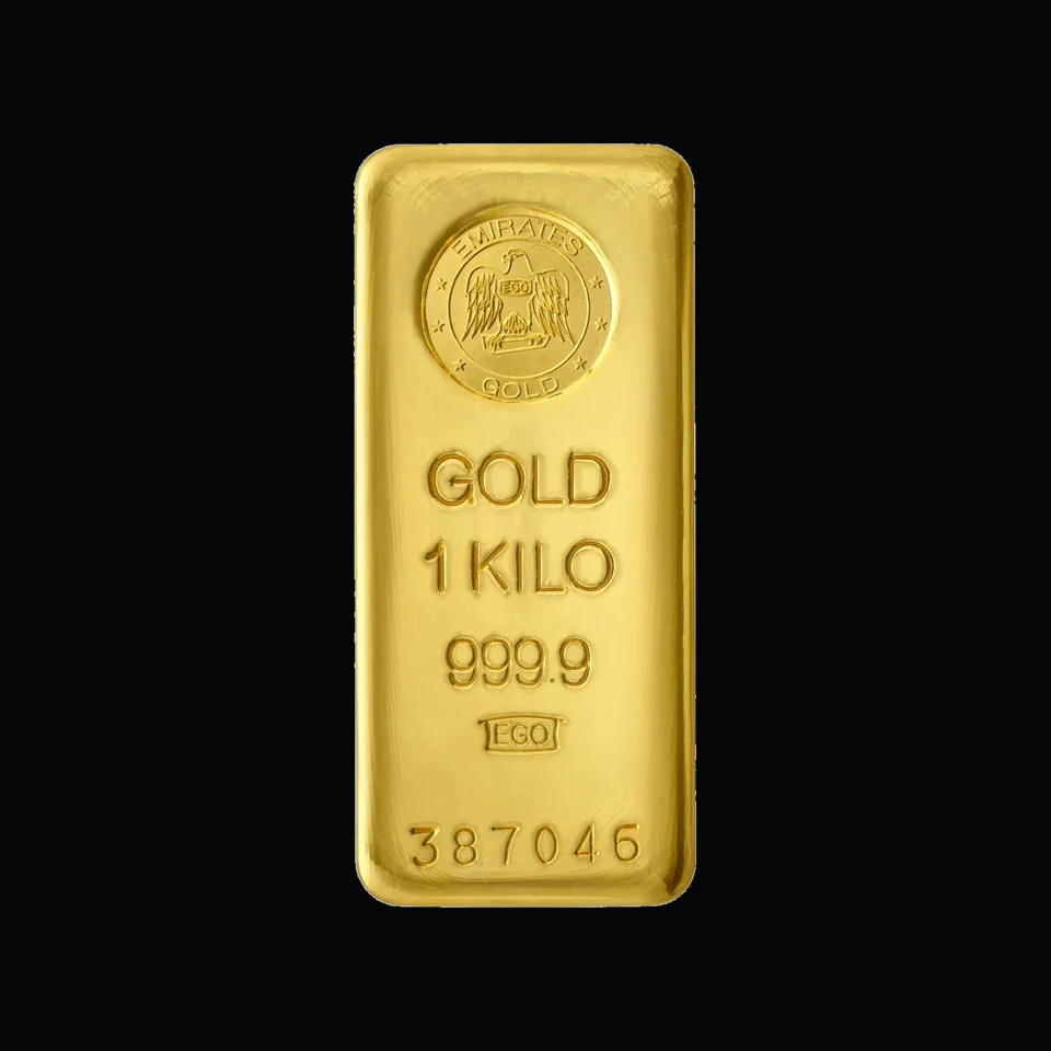 Emirates Gold 1 kg gold cast bar
