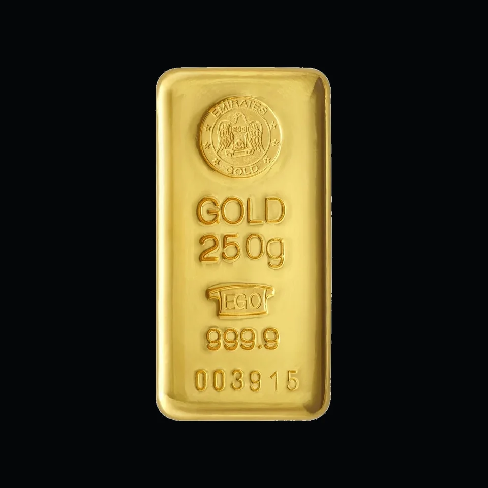Emirates Gold 250g gold cast bar