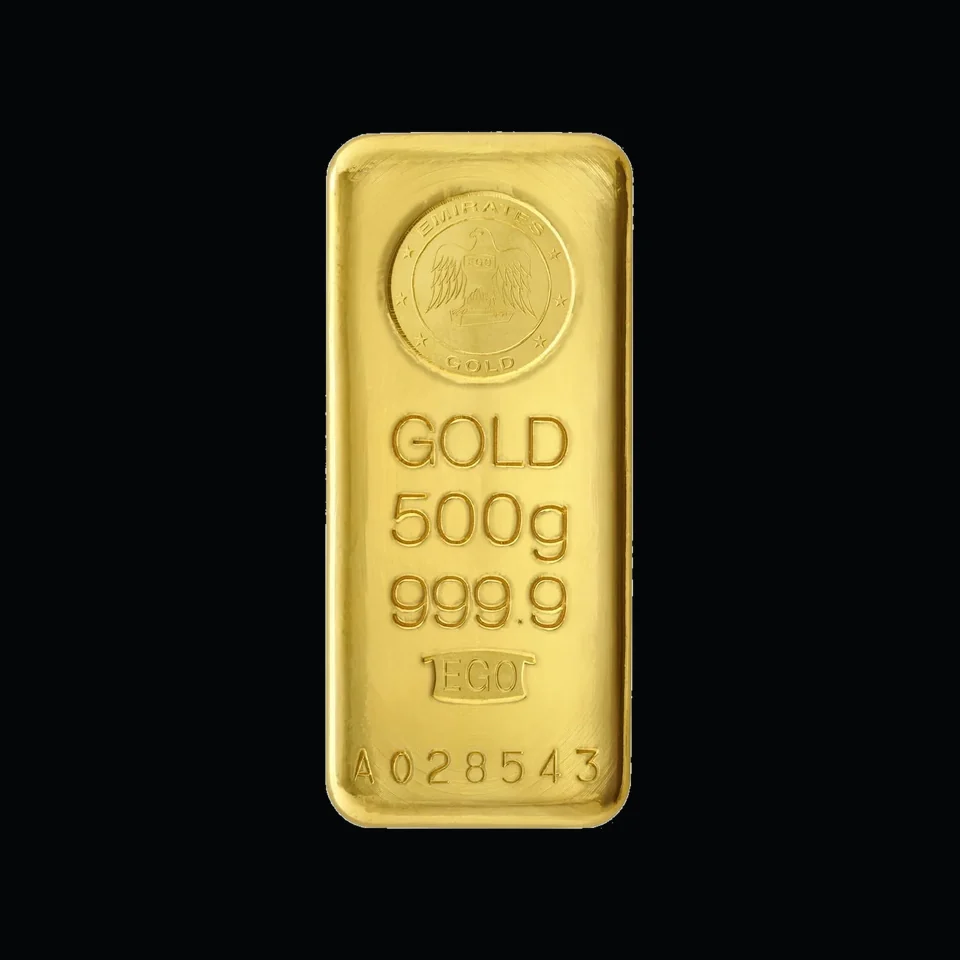 Emirates Gold 500g gold cast bar