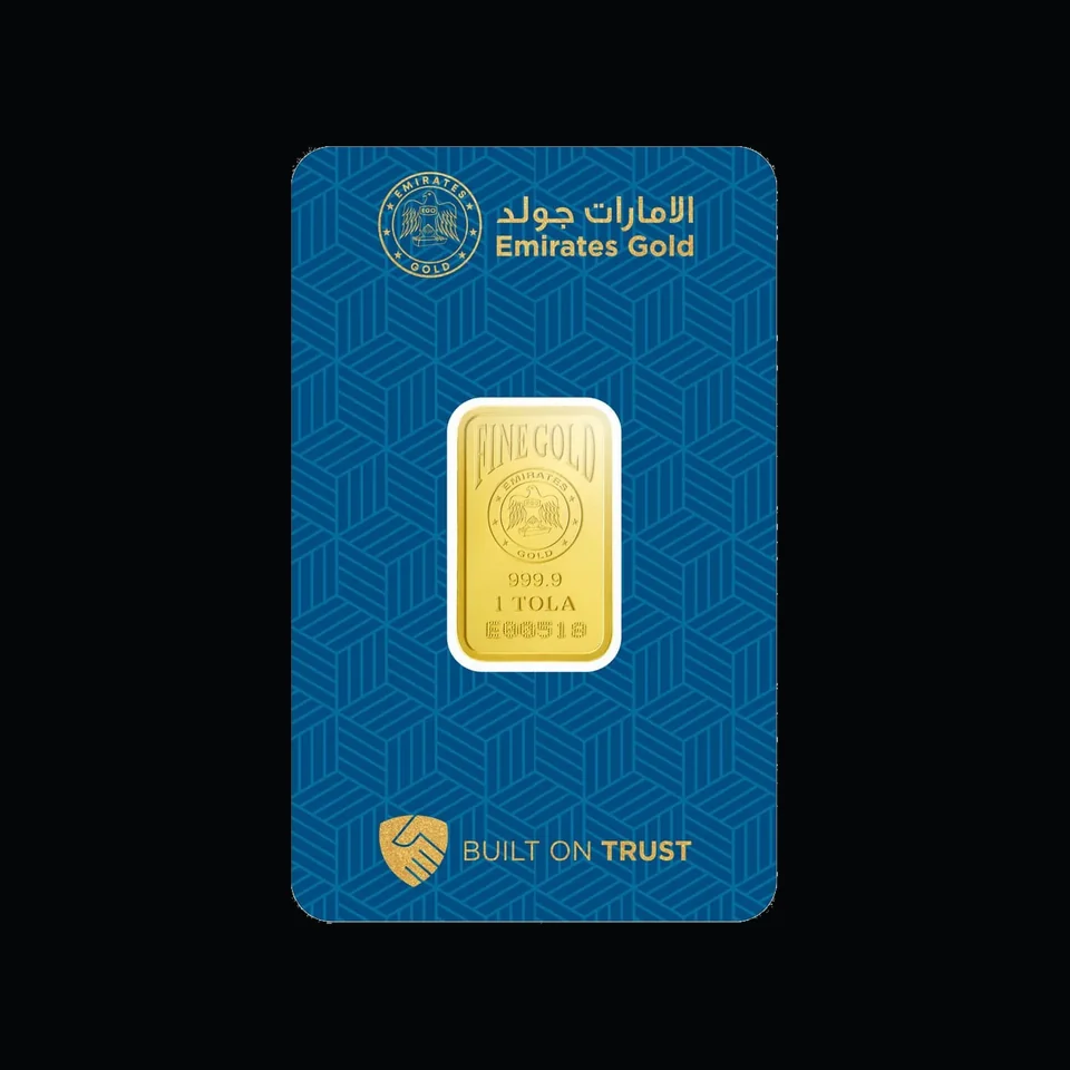 Emirates Gold 1 Tola gold minted bar
