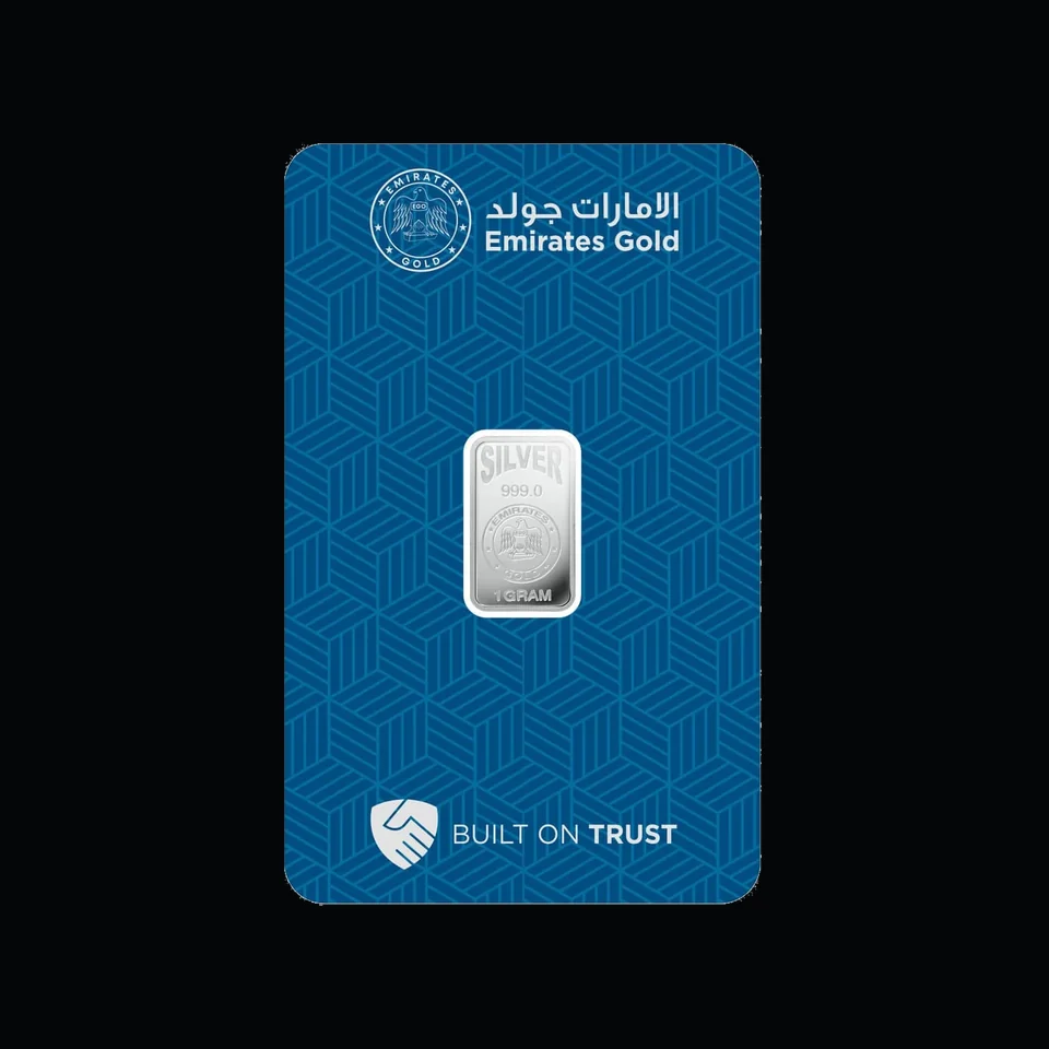 Emirates Gold 1g silver minted bar