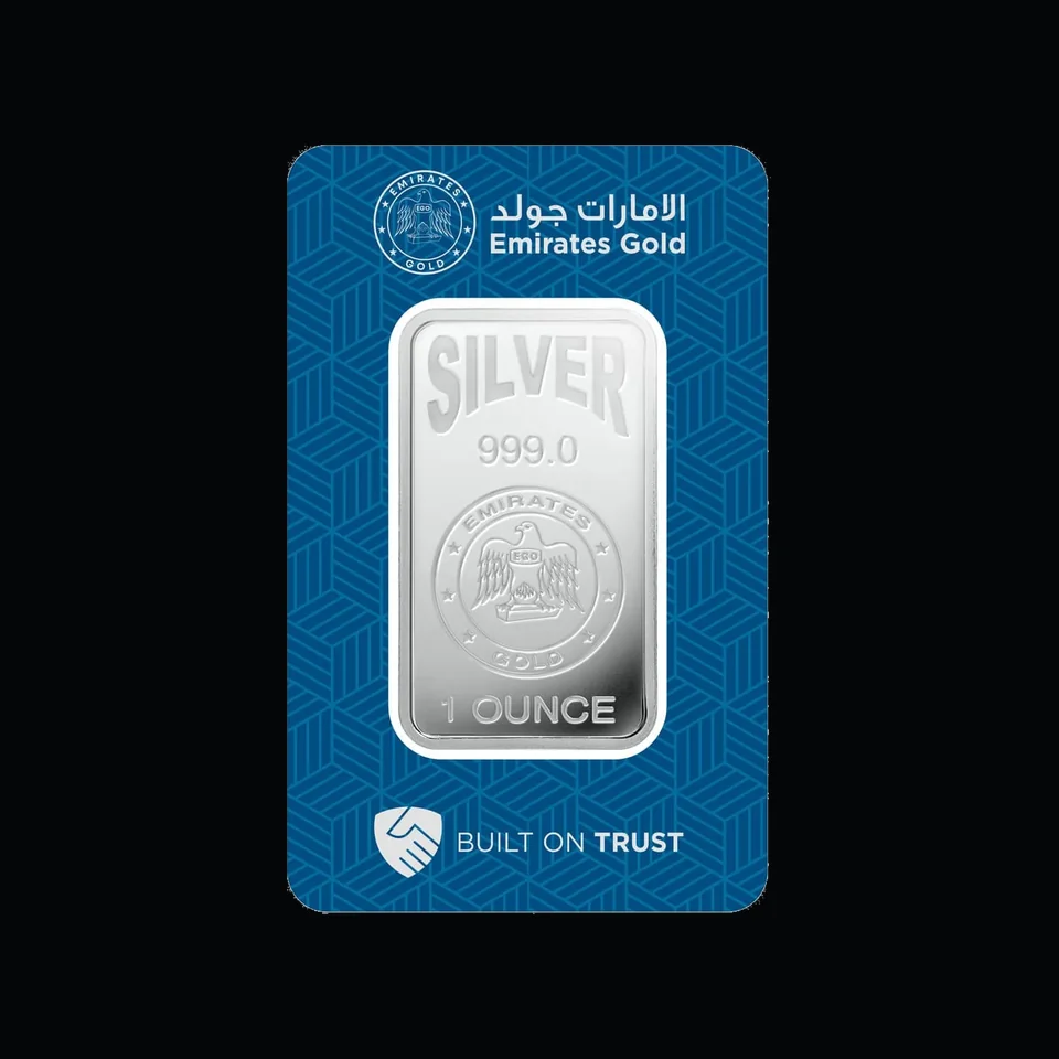 Emirates Gold 1 oz silver minted bar