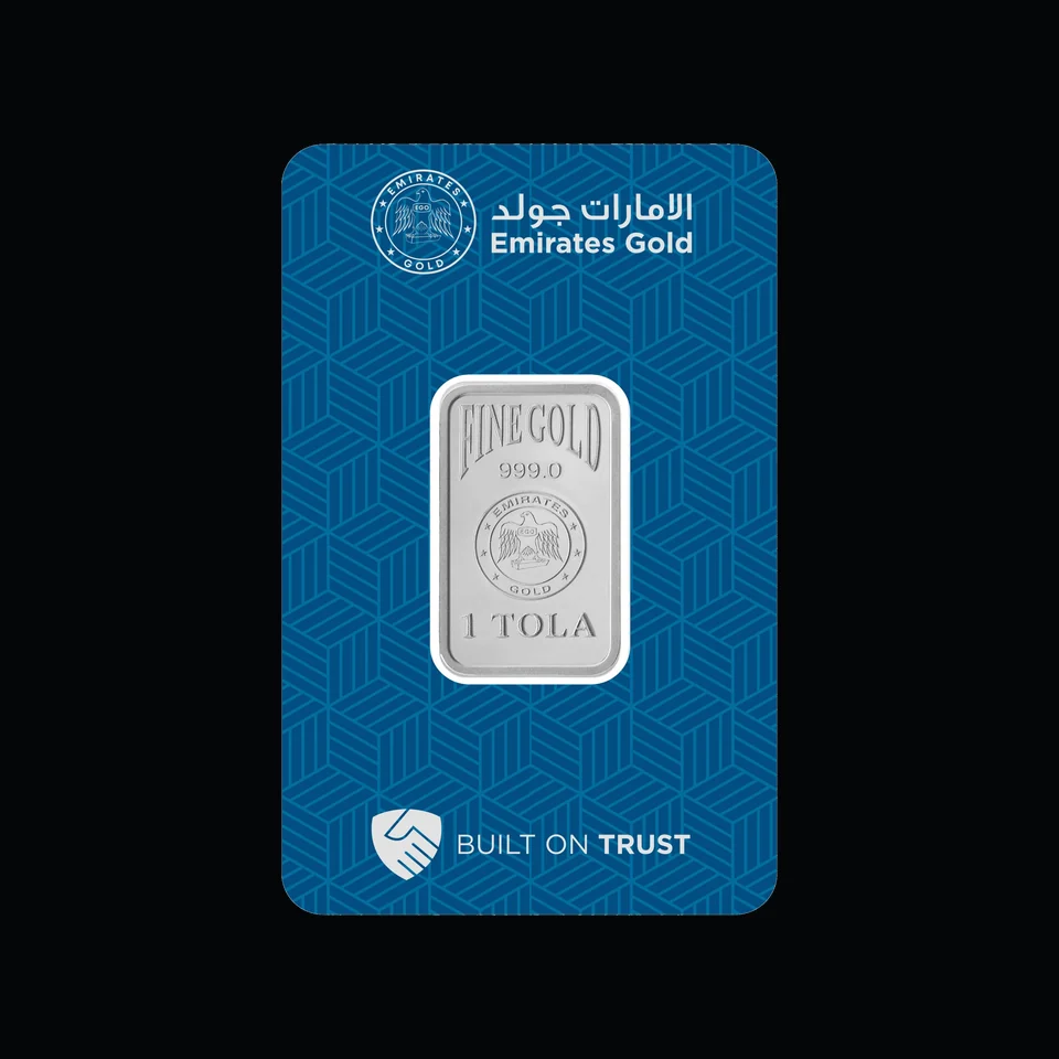 Emirates Gold 1 Tola silver minted bar