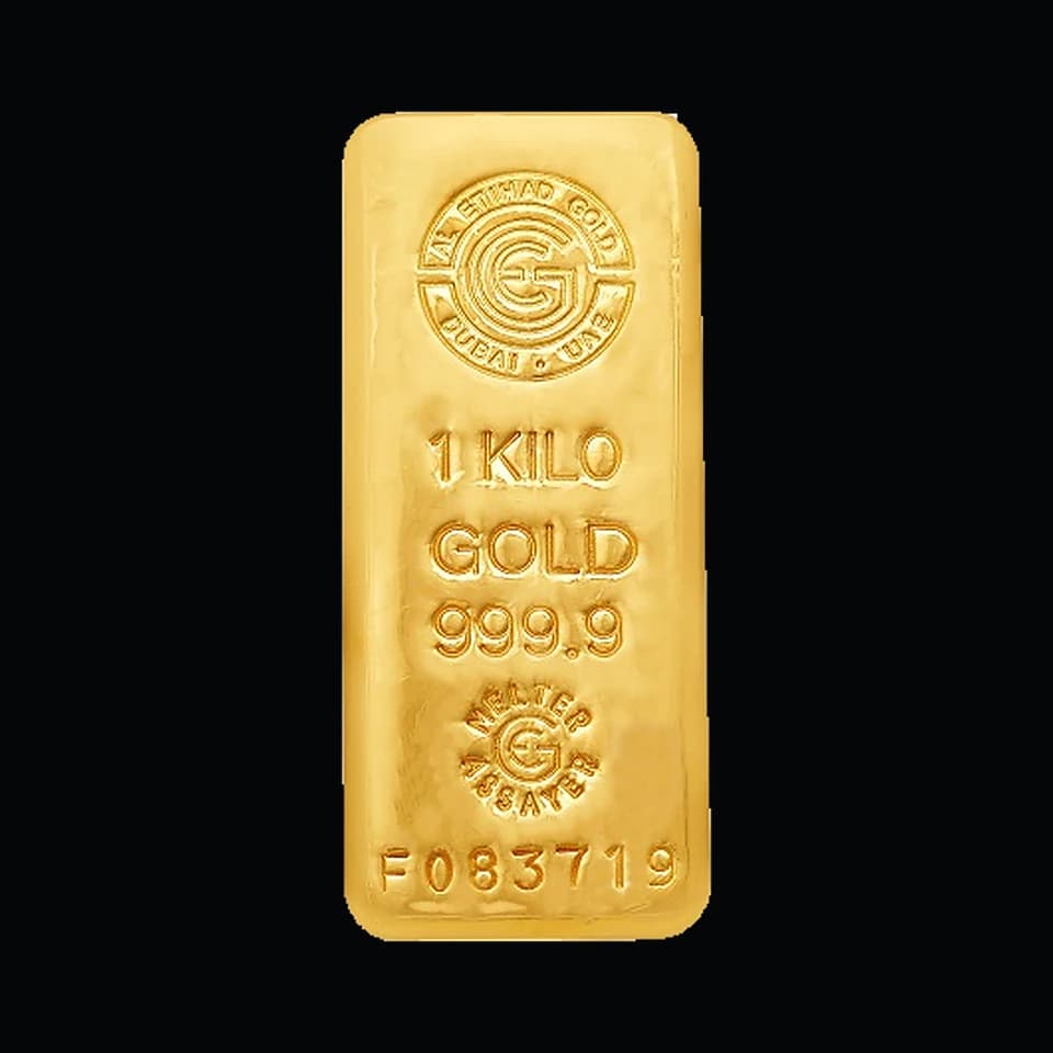 Al Etihad Gold 1 kg gold cast bar