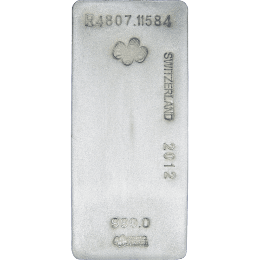 Large Silver Cast Bar - 1000 oz