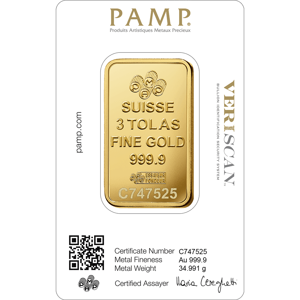 Fortuna Gold Minted Bar 