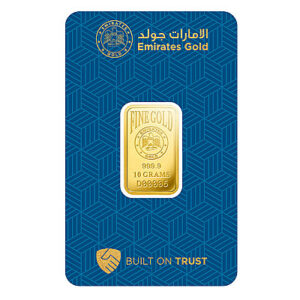 10 Grams Emirates 999.9 Gold Bar
