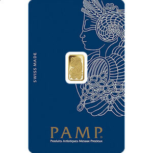 1 Gram PAMP 999.9 Gold Bar