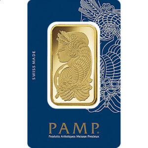 50 Grams PAMP 999.9 Gold bar